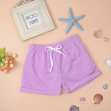 Kids Boys Girls Casual Sport Shorts Candy Colors Shorts Baby Summer Beach Cotton Shorts clothes Hot Summer