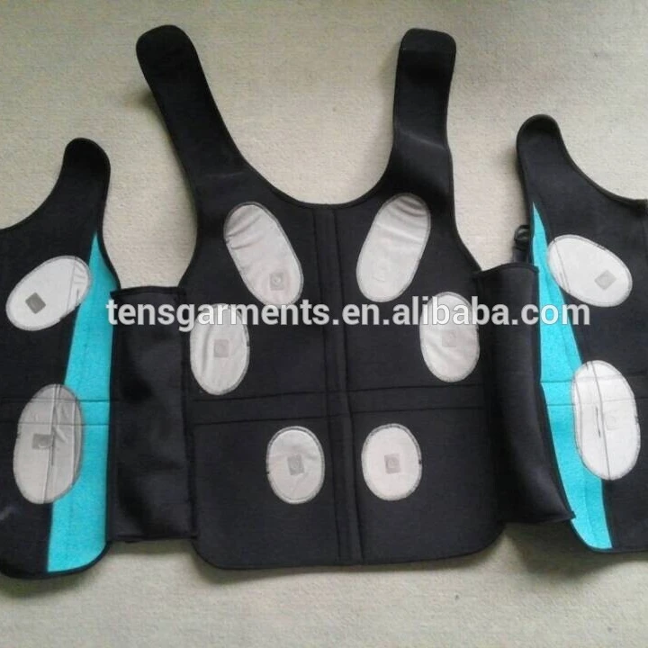 
miha ems fitness machine suit ecg emg textile electrodes 