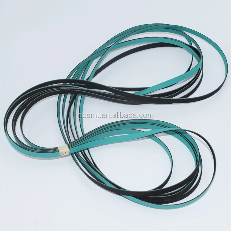 Esd Flat Rubber Green Conveyor Belt For Smt Pick And Place Machine