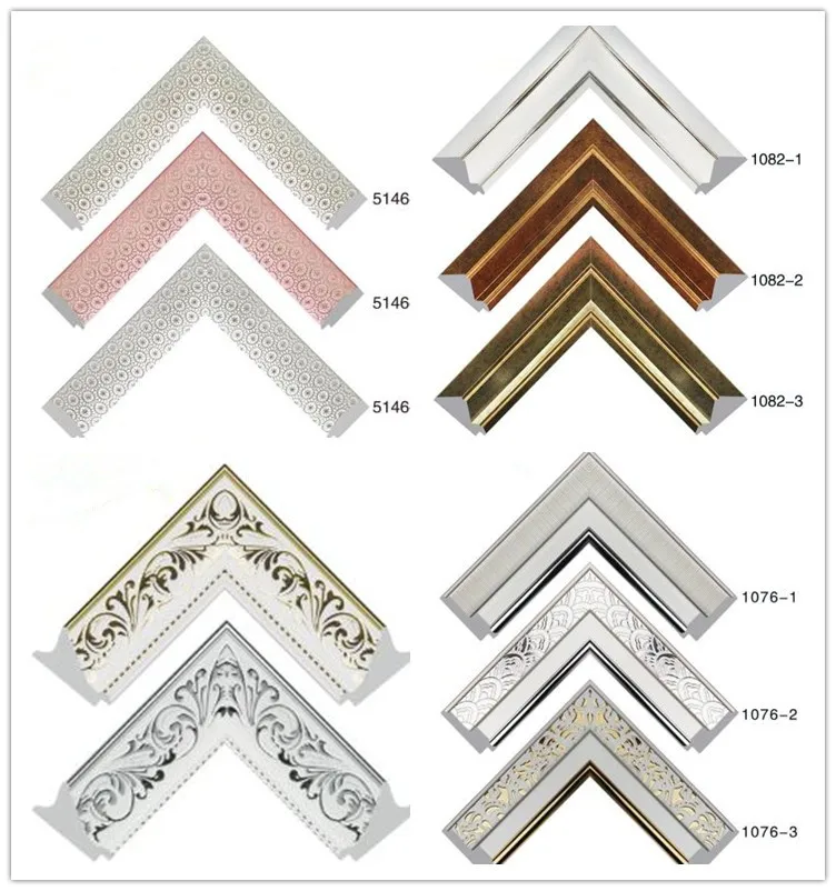 New Arrival Eco-Friendly PS Photo Frame Mouldings for Oil Painting