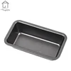 6inch rectangular non stick quick release coating carbon steel mini meatloaf toast loaf bread mould pan for baking