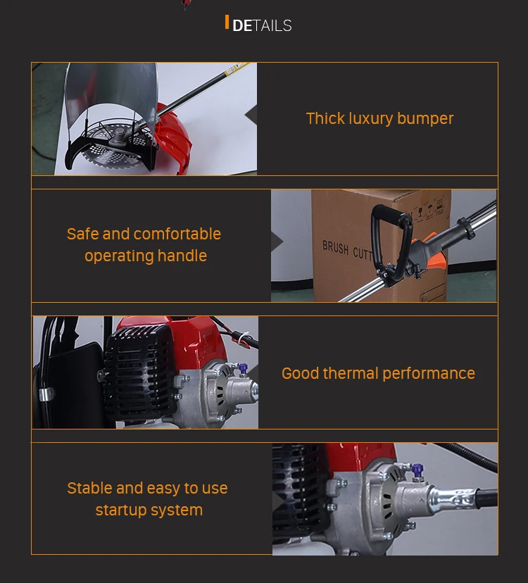 HUSTIL Weeding Machine 1470W Gasoline Brush Cutter