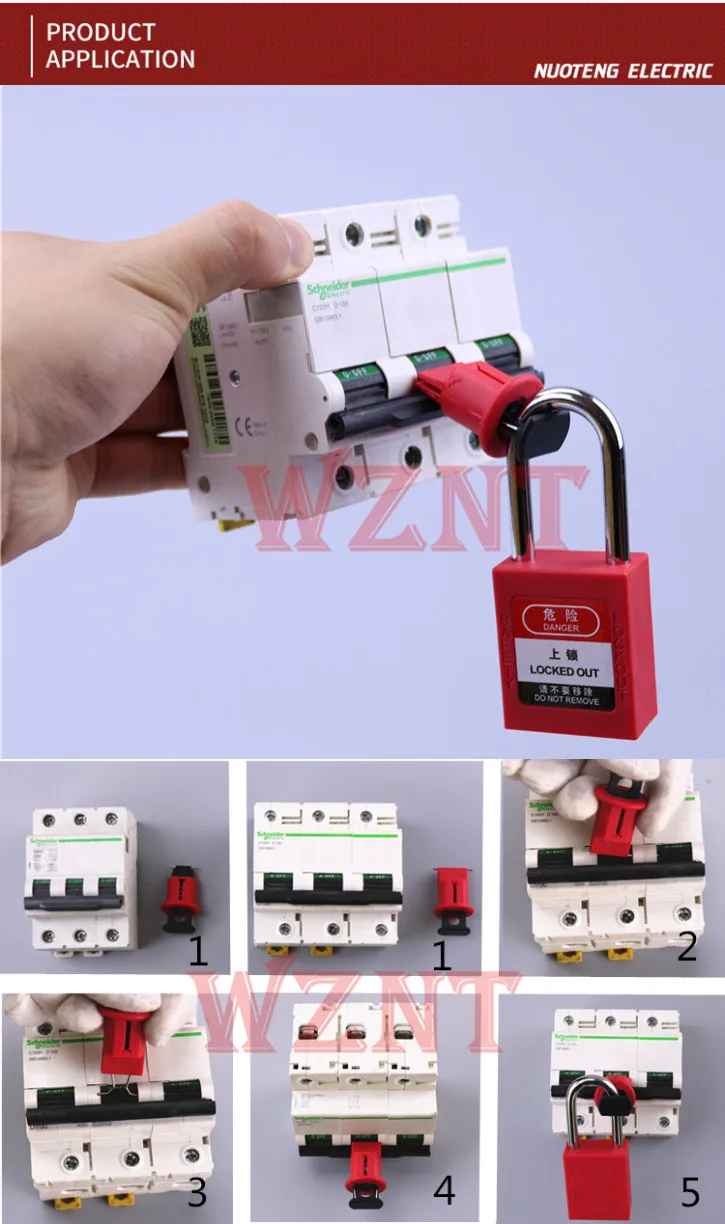 Mccb Lockout 2 Poles Mcb Lockout Double Pole Easily Circuit Breaker