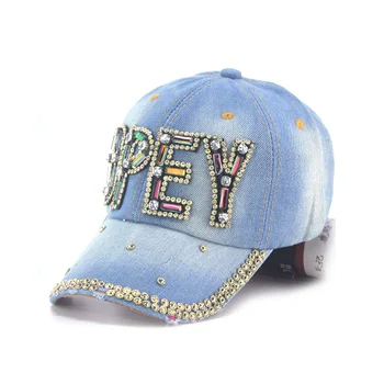 blue jean baseball caps