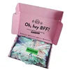 Customized mailer shape full color printing cosmetics clothing packaging corrugated shipping box