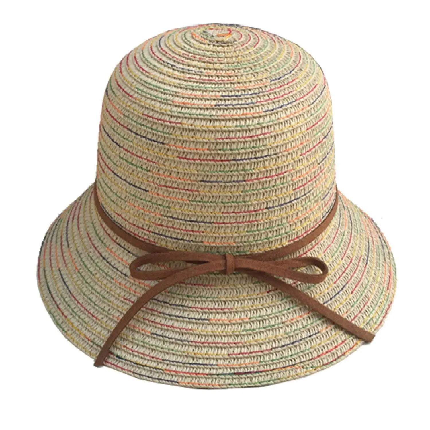 Gentle Meow Straw Hat Children Sunscreen Hat Beach Hat Pretty Girl Wide Brim Viasor Hat Pink
