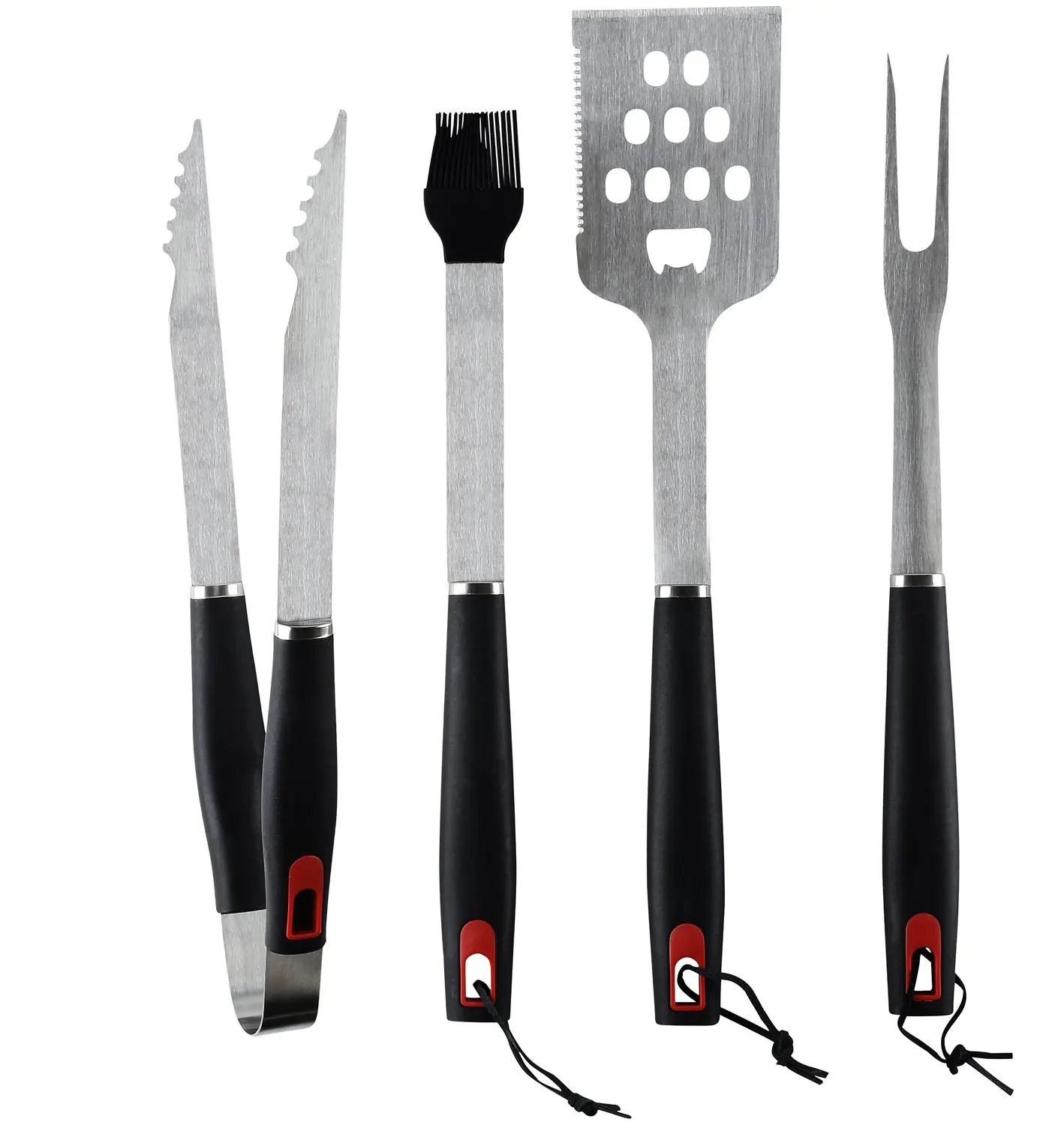 Bbq Grill Tools Set 4 Piece Heavy Duty Professional Grill Tools Kit