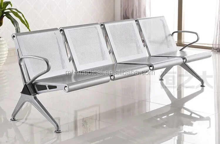 Waiting chair stainless steel and high quality