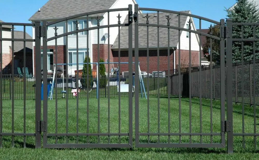 Industry Steel House Gate Designs / Garden Passage Gate For Sale
