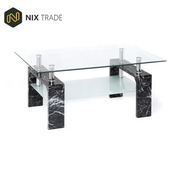 Promotion Cheapest Price Coffee Table Glass Top And Mdf ...