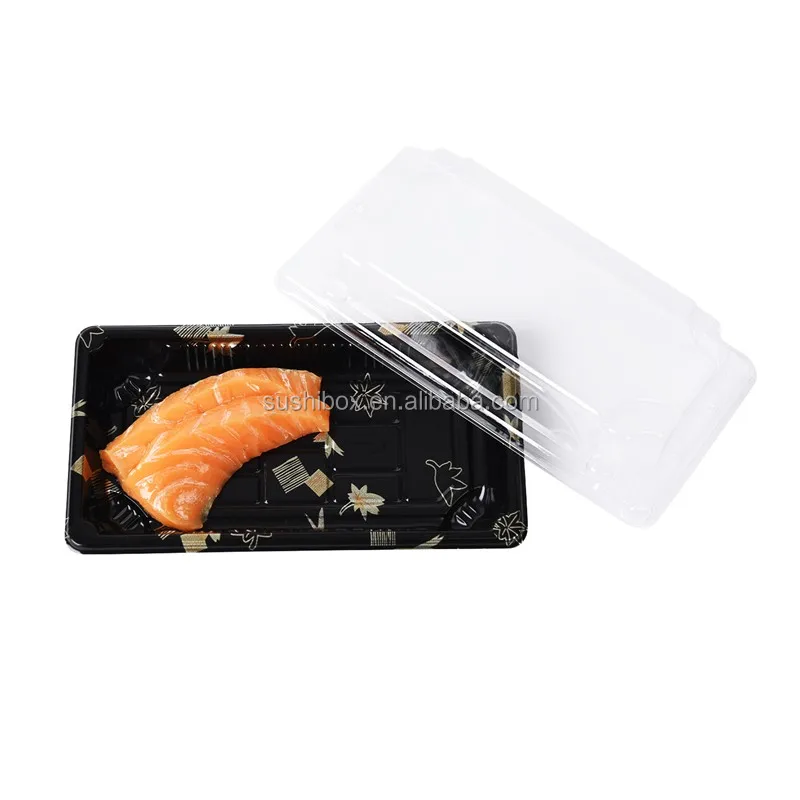 Xjt01 Clear Cover Disposable Plastic Sushi Plate Buy Sushi Plate