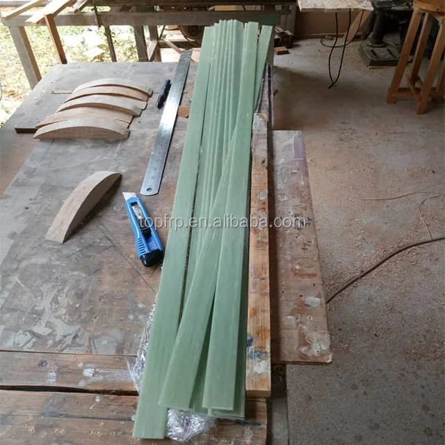 Customized Epoxy Pultruded Bow Limb Flexible Flat Fiberglass Strip/bar