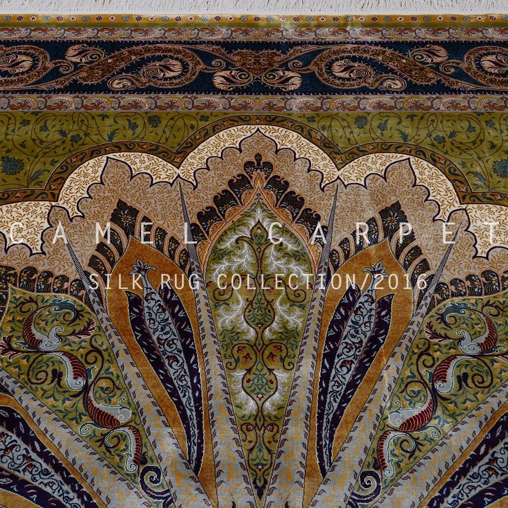 Oriental Bereich Teppich 200x300 Cm Handgewebte Seide Iranische