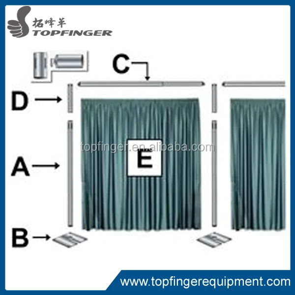 factory price upgrade expedient durable drape support system