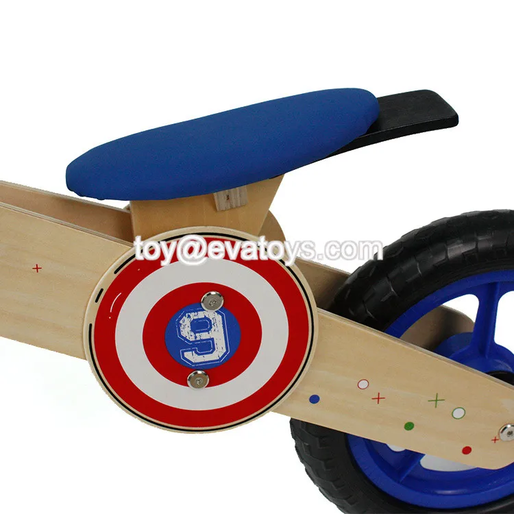 Newest Design Boys Wooden Balanced Toddler Bike Without Pedal W16c181