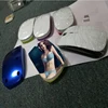 Personalize 3D sublimation wireless mouse Blank cover Case for transfer paper mousepad printing