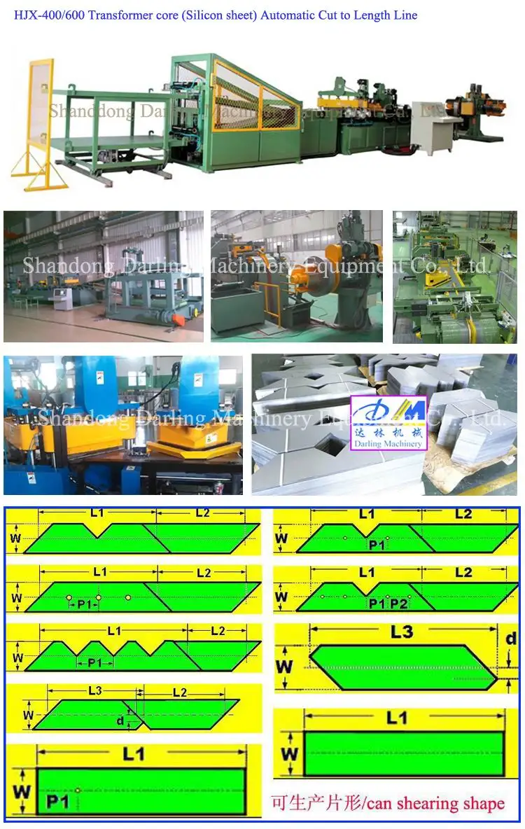 Darling Machinery famous HJX-400/600 CRGO lamination Transformer core cutting machine
