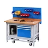 RYWL RBMK-5 Industrial Rolling Light Work Table with Drawers