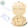 Milk teeth storage box and baby tooth box for baby saving memory