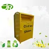 Assembly Yellow steel clothing bin for sale