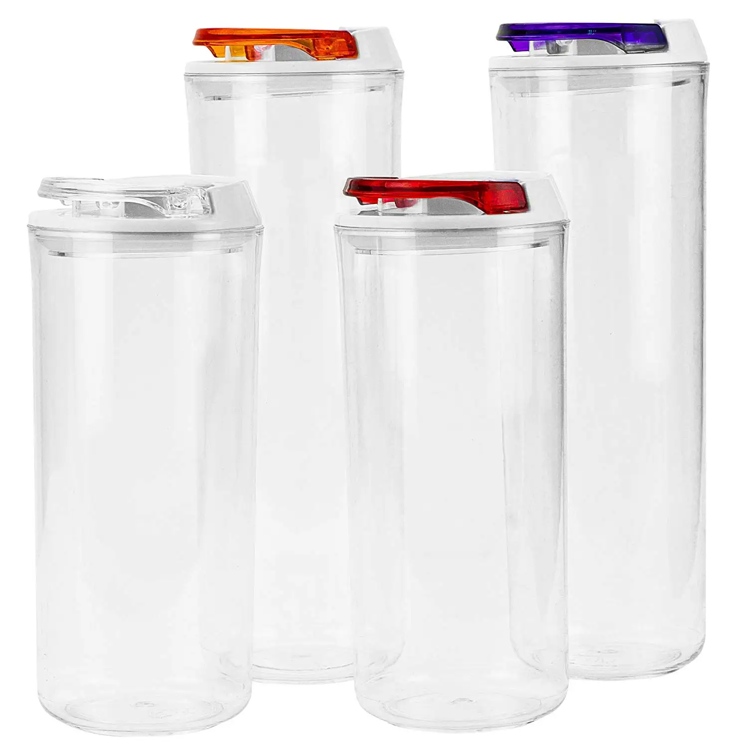 Target storage bins with lids