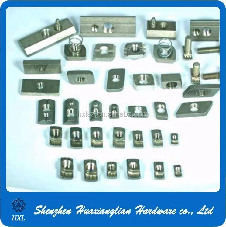 45 25, ranura 6 - M4 40 M5 ranura 8 Acero galvanizado ranura 10 Perfil de aluminio para Bosch Raster 20 30 FLEXI Tuerca de martillo 6 . M4 M6 M8