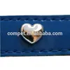 Smooth Surface Plain Heart Shape Pet Rivets Accessories for Dog Collars