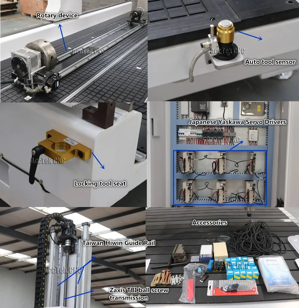 Hot sale 4 axis machine AKM1325-4AXIS  3d wood carving cnc router