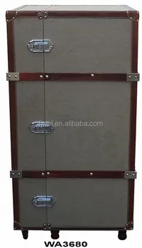 Jute Steamer Trunk Bar Cabinet Cupboard Buy Folding Cupboard