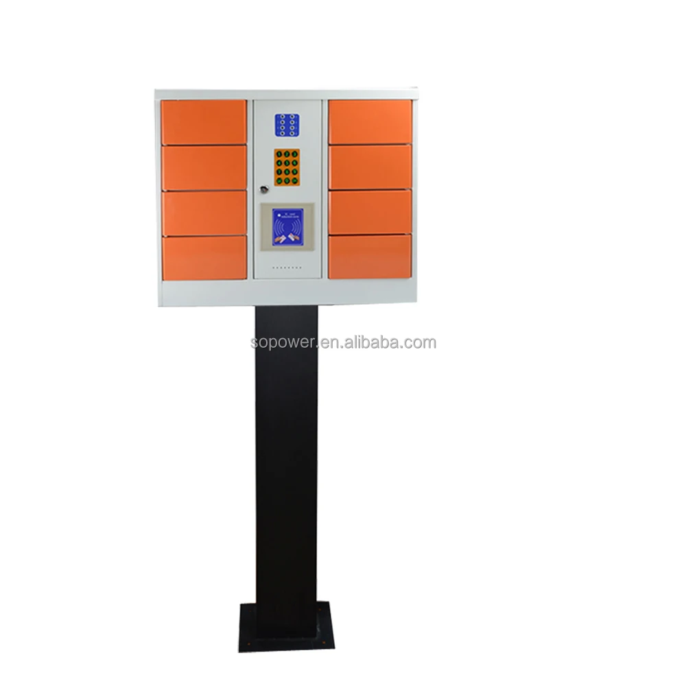 Electronic Lock With Unique Pin Number Charging Station For Mobile ...