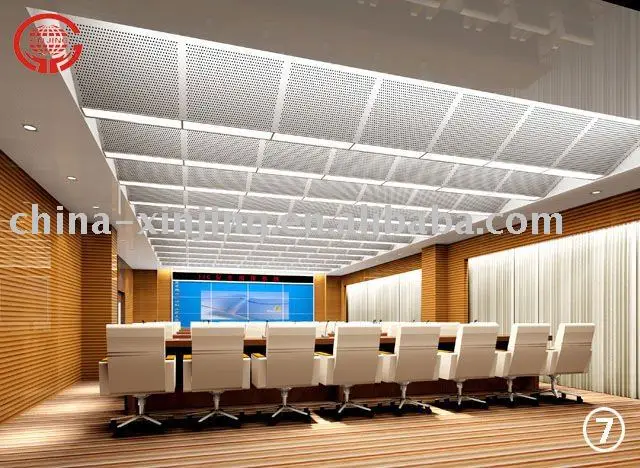 Hall Auditorium Meeting Room Metal Ceiling Decoration View Auditorium Ceiling Xinjing Product Details From Xinjing Decoration Materials Manufacture