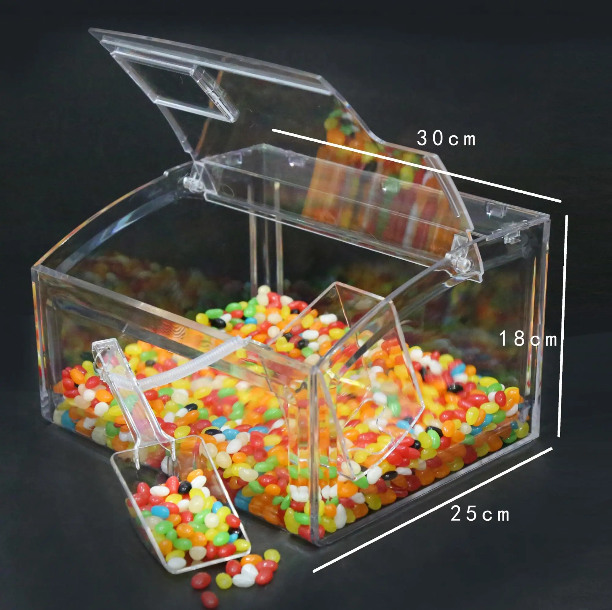 Ecobox High Quality Pick And Mix Candy Bin Spice Dispenser For Sale