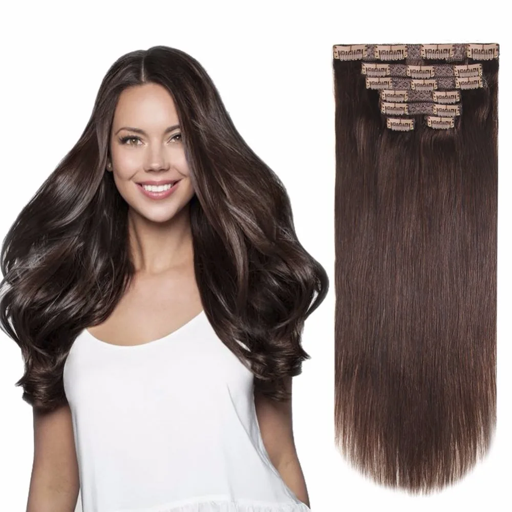 Unprocessed Wholesale Cheapest Human Hair Pieces Full Head 80g Cheap ...