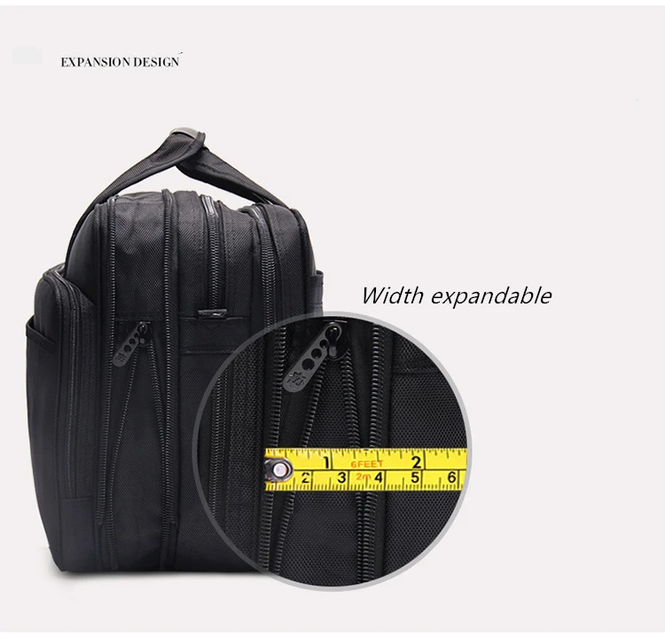 Business large capacity thicken briefcase shoulder bag portable messenger bag