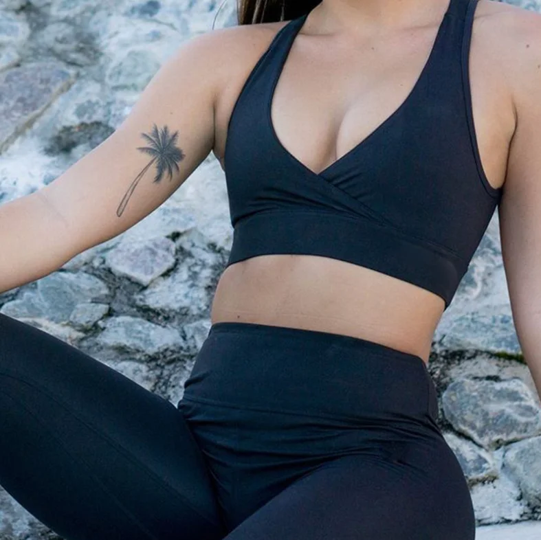 Stylish Yoga Bra And Panty Set Custom Fitness Yoga Wear