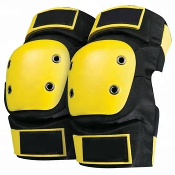 Yellow And Black Eva Foam Rubber Protective Knee Pads For Skating - Buy ...