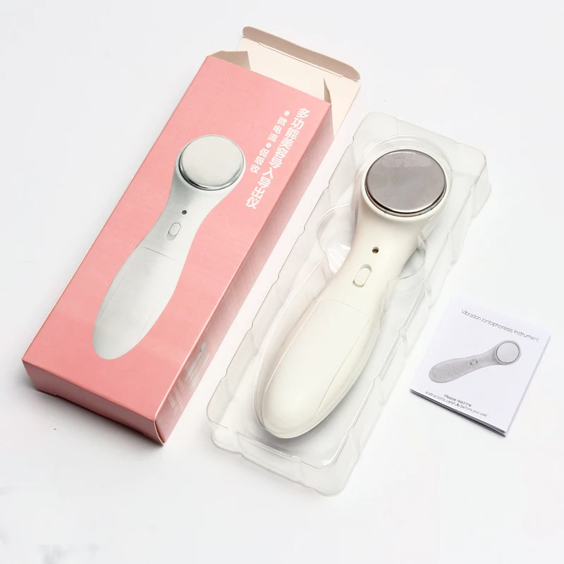 Bán chạy nhất 2019 di động cầm tay Điện Ion Massager AAA Mặt Mát Sa Rung