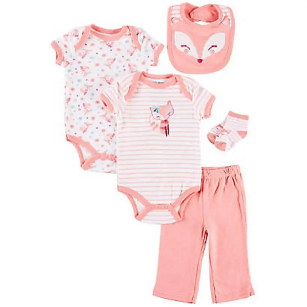 Buster Brown Baby Girls 5-pc. Lil Fox Layette Set, 3-6 Months