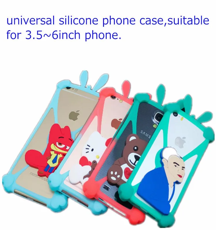 Beautifully Designed Silicone Mobile Phone Back Cover Cases Of 57inch