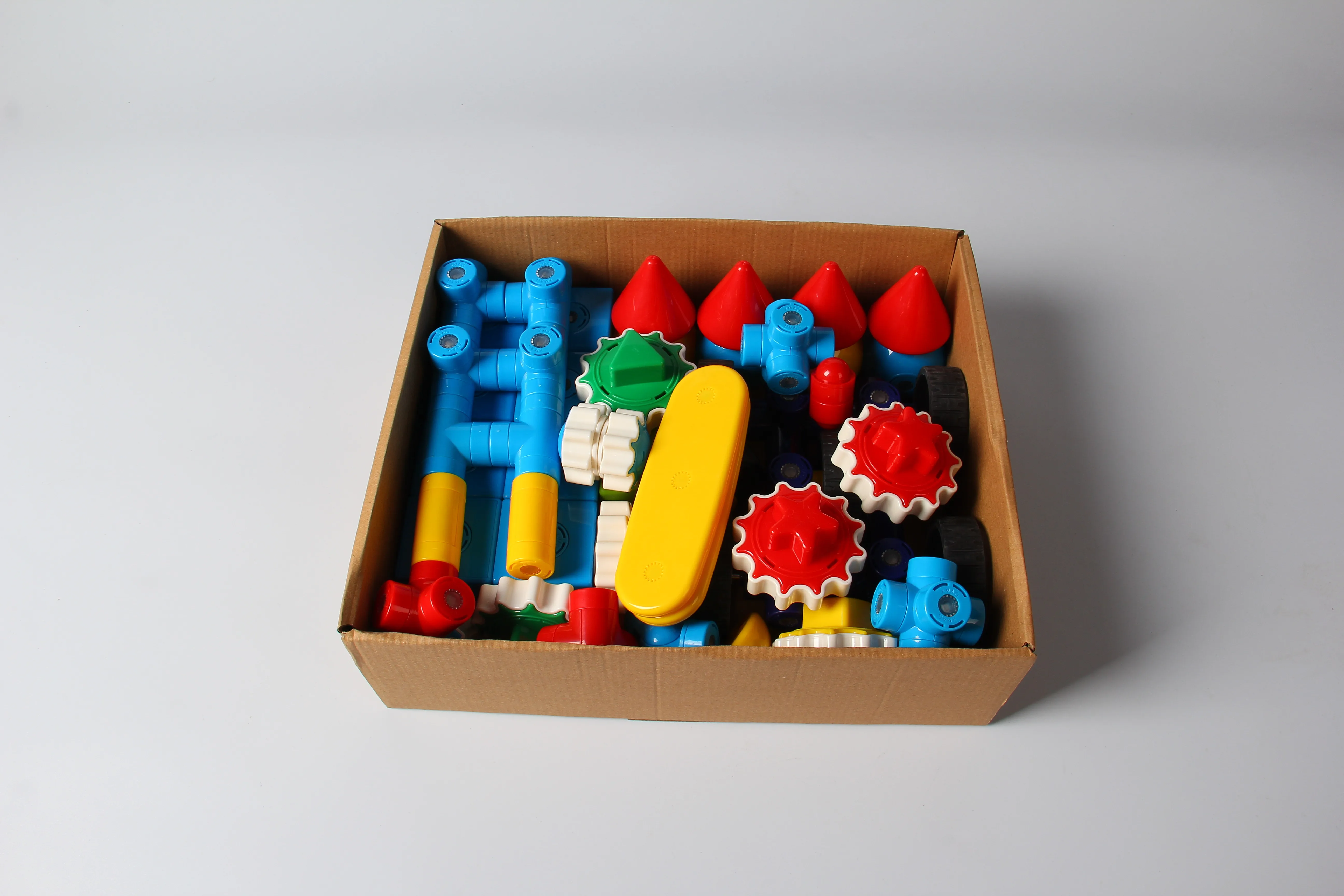 50pcs 教育磁性积木婴儿幼儿玩具脑挑逗儿童初学者孩子