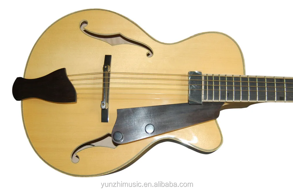 Fホール16インチ完全にエレキギターの手作り無垢材 Buy 手作りジャズギター Product On Alibaba Com