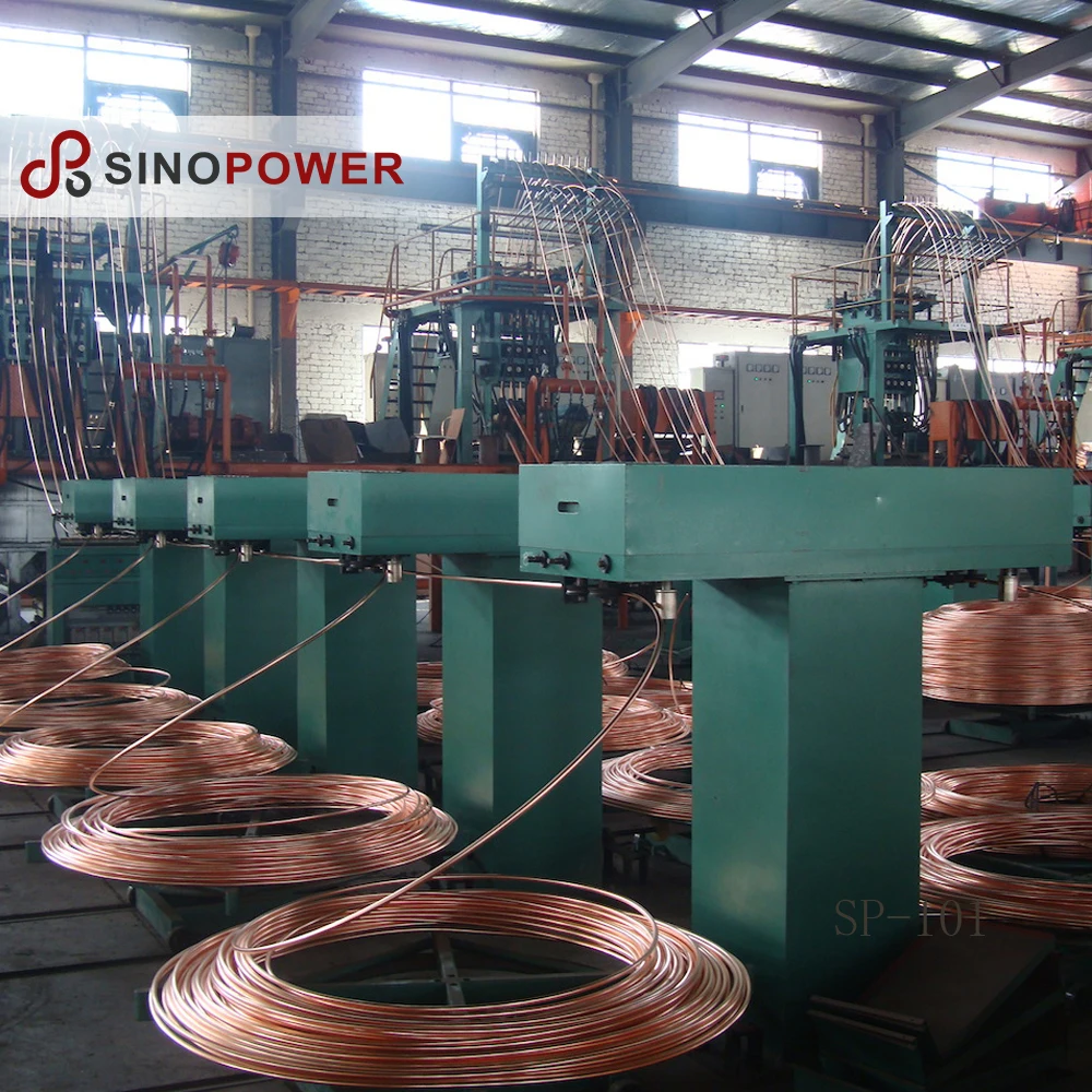 8mm Copper Rod Continuous Casting & Rolling Ccr Line - Buy Copper Gas ...