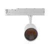 Diecast aluminum CE focos led spotlight track light 4 wires cob track rail 20w led spot lighting