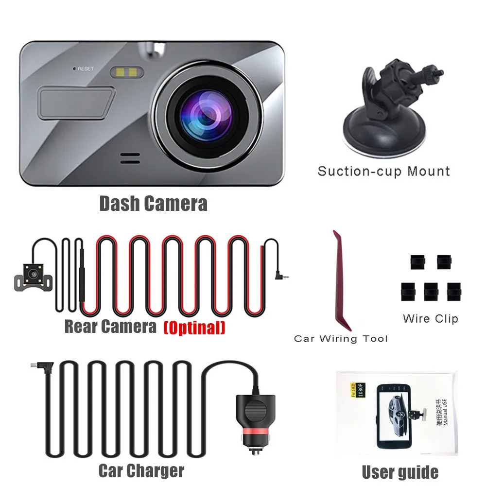 Hot Selling Car Dvr Mirror Japan Av Video 1080p Hd Car Dvr 60fps User