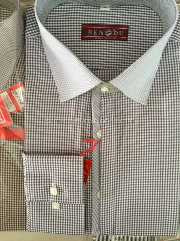 small checks formal shirts