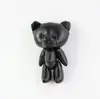 Good quality leather toy bear leather animal figure leather stuffed toy