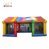 Air flow inflatable tent for movable restaurant, air constant shelter for advertising activity,air sealed tents for expo