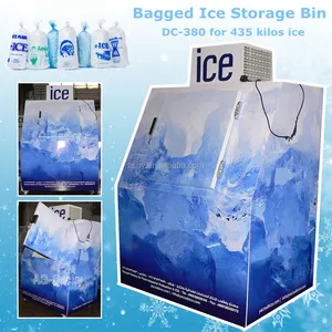 Gas Station Bagged Ice Storage Bin Dc 380 For 435 Kilos Gas Station Bagged Ice Storage Bin Dc 380 For 435 Kilos