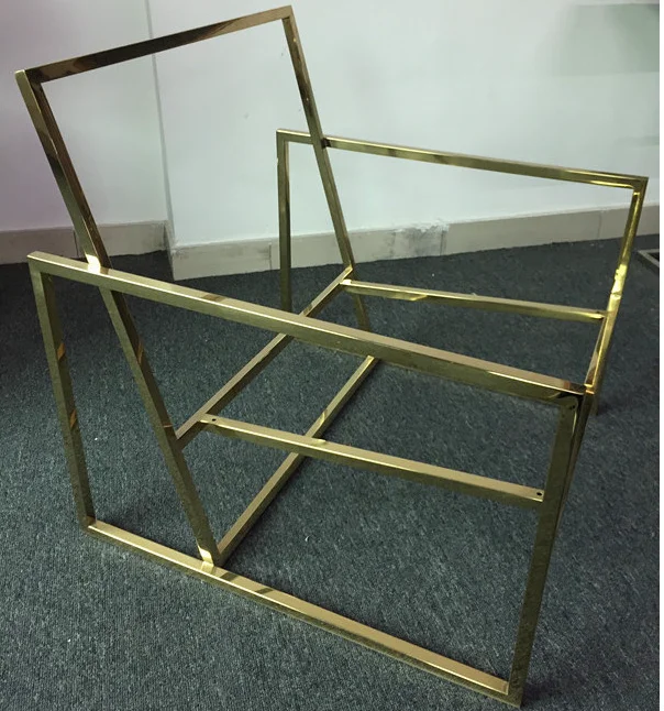Stainless Steel Gold Assemble Sofa Chair Frame For Living Room Buy
