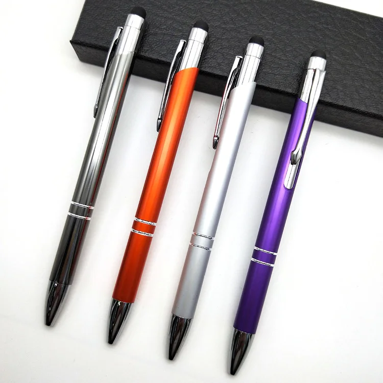 Multifunction Pen Twist Ball Point Pen With Rule Stylus Straight Driver